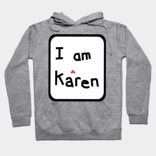 I am a Karen Meme in a Frame Hoodie